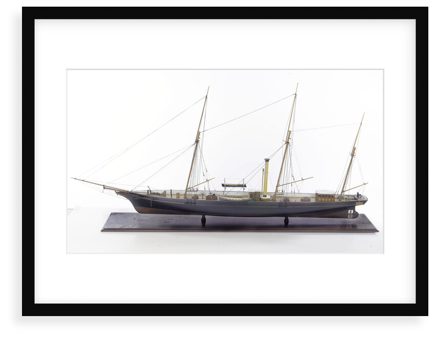 HMY 'Fairy' (1845), port broadside by unknown