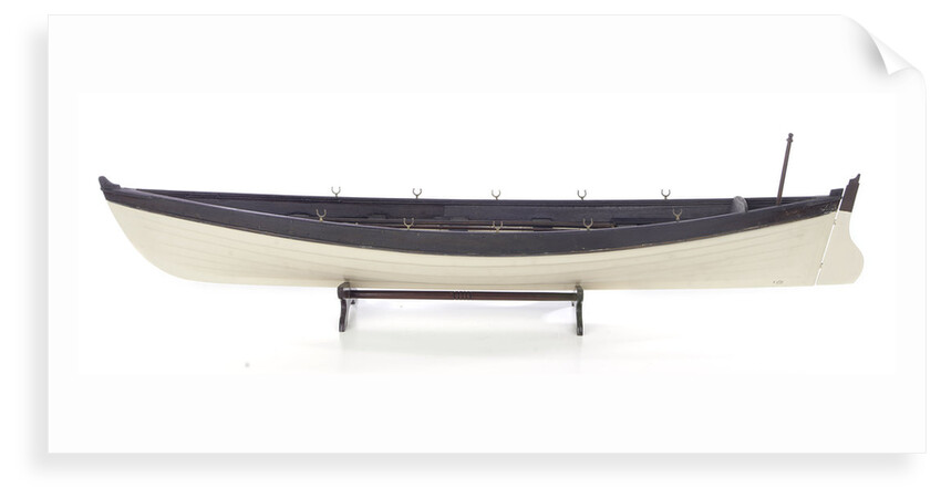 Whaleboat, port broadside by unknown