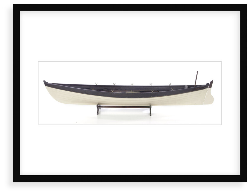 Whaleboat, port broadside by unknown