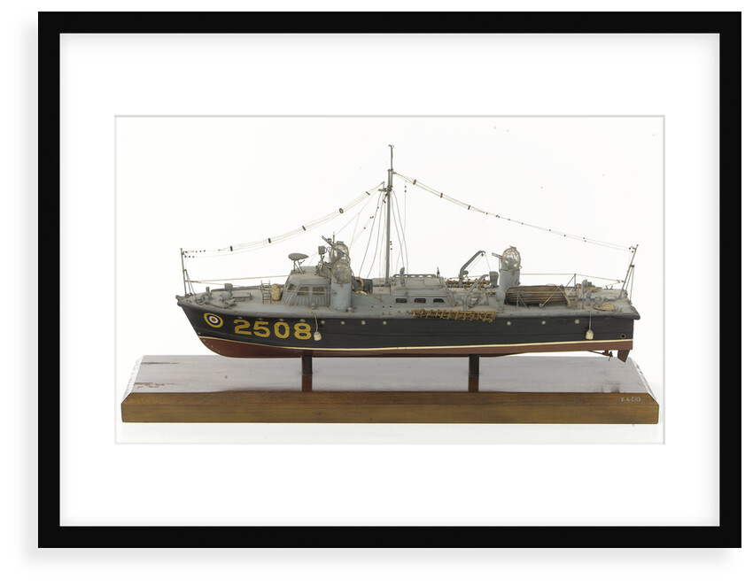 Full hull model, air-sea rescue launch, port broadside by unknown