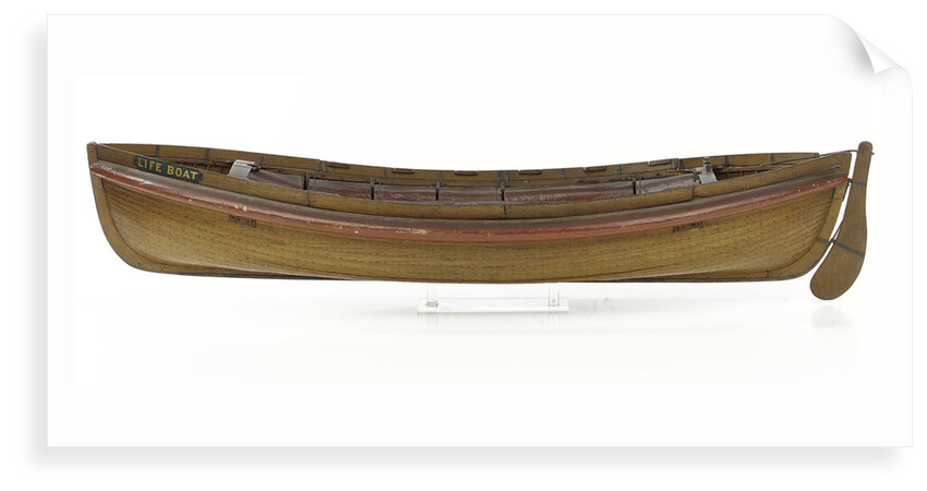 Sailing lifeboat, port broadside by unknown