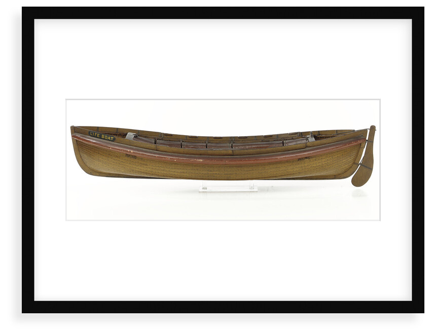 Sailing lifeboat, port broadside by unknown