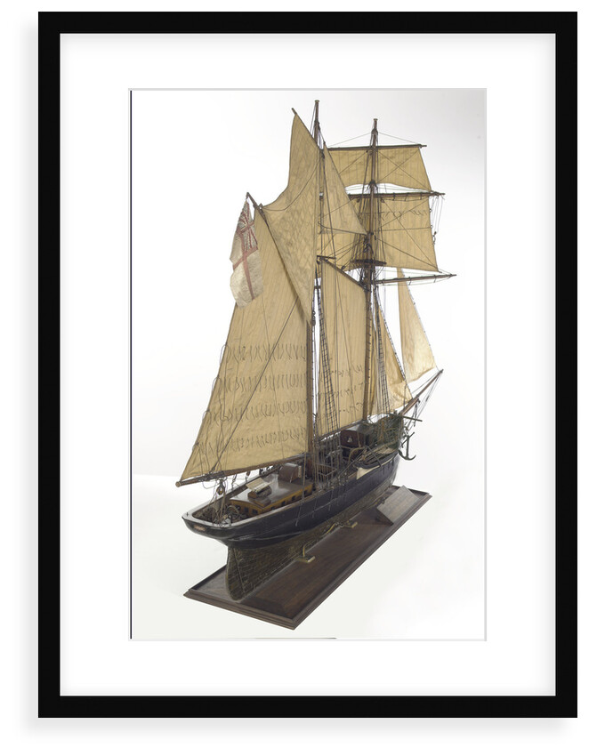 HMS 'Renard', starboard stern quarter by J.W. Owlett