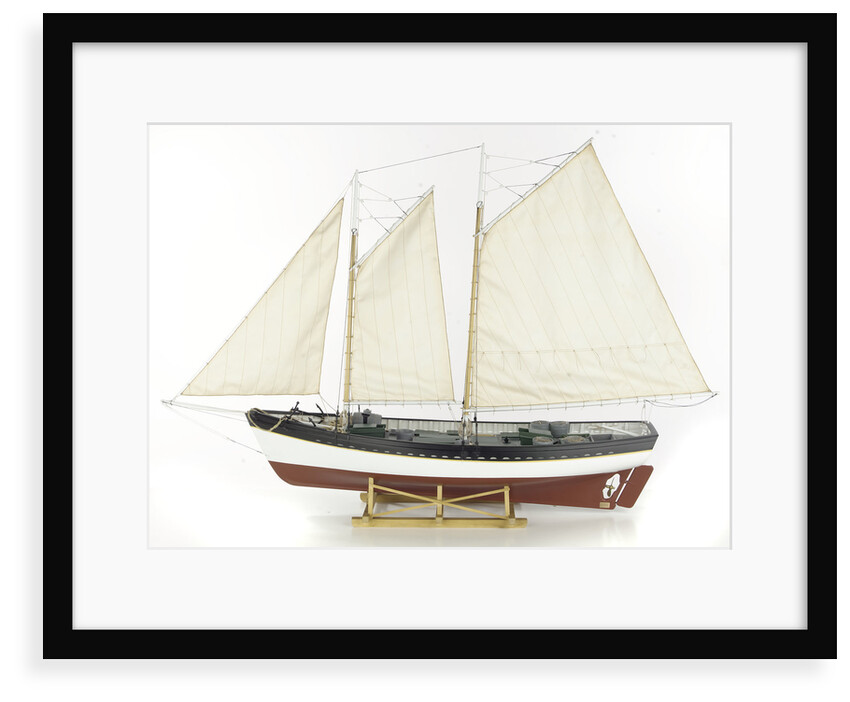 'Katie N', port broadside by Varrick F. Cox