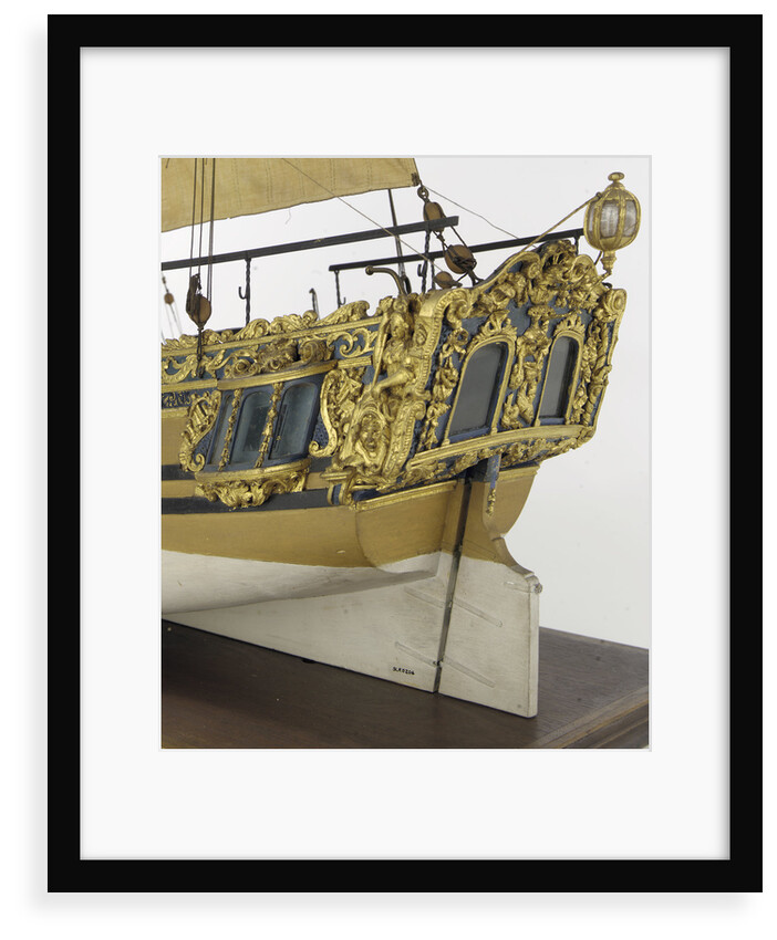 'Prinz Van Oranje', stern detail by unknown