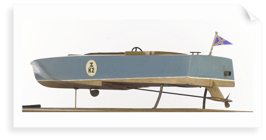 'Miss Betty', port stern quarter waterline by Camper & Nicholsons Ltd.