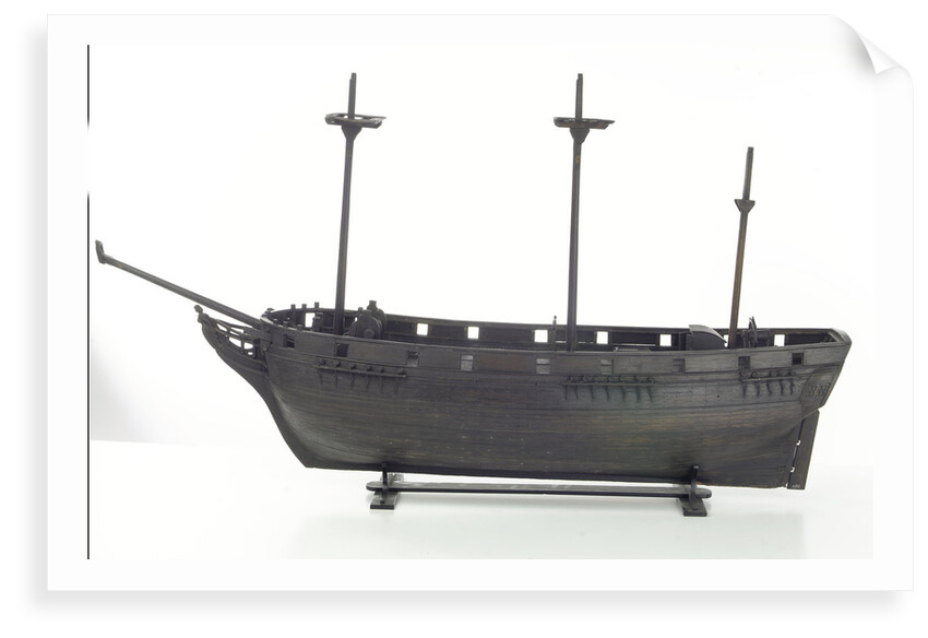 Cargo vessel, port broadside by unknown