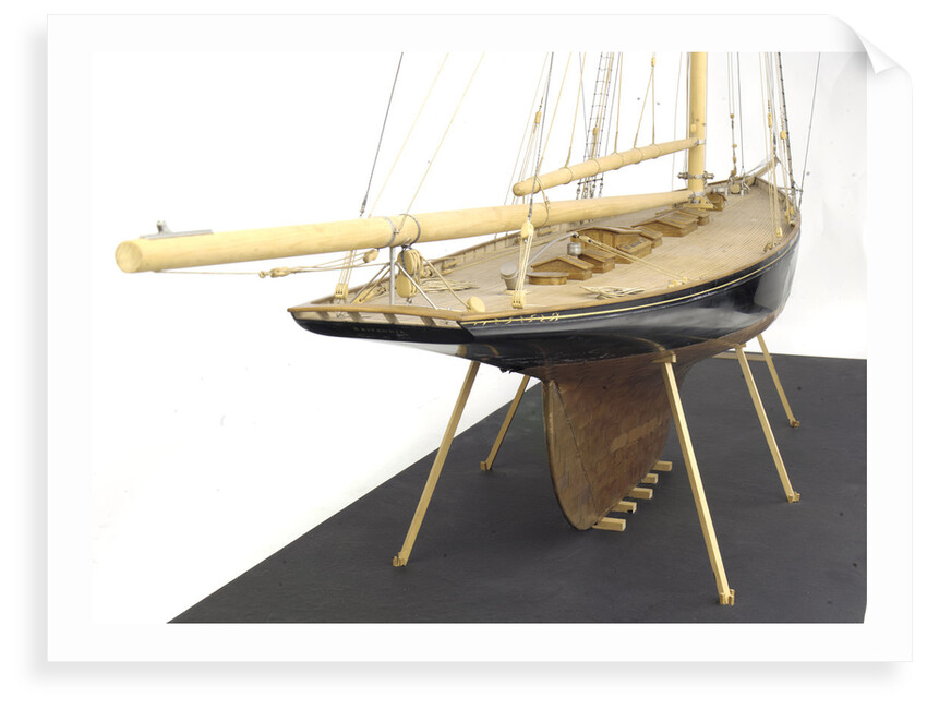 'Britannia' (1893), starboard stern quarter deck detail by John Phillips