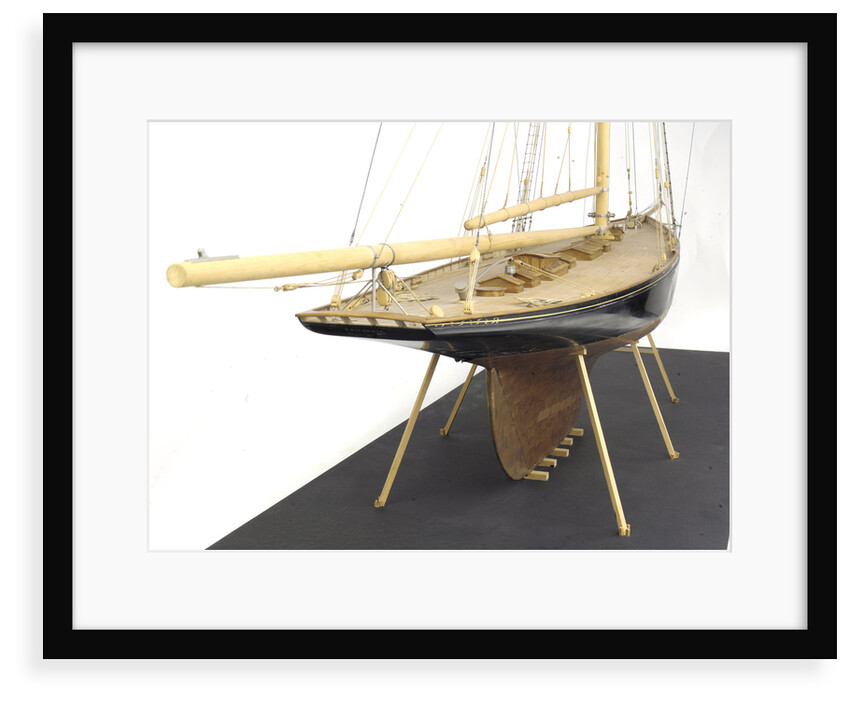 'Britannia' (1893), starboard stern quarter deck detail by John Phillips