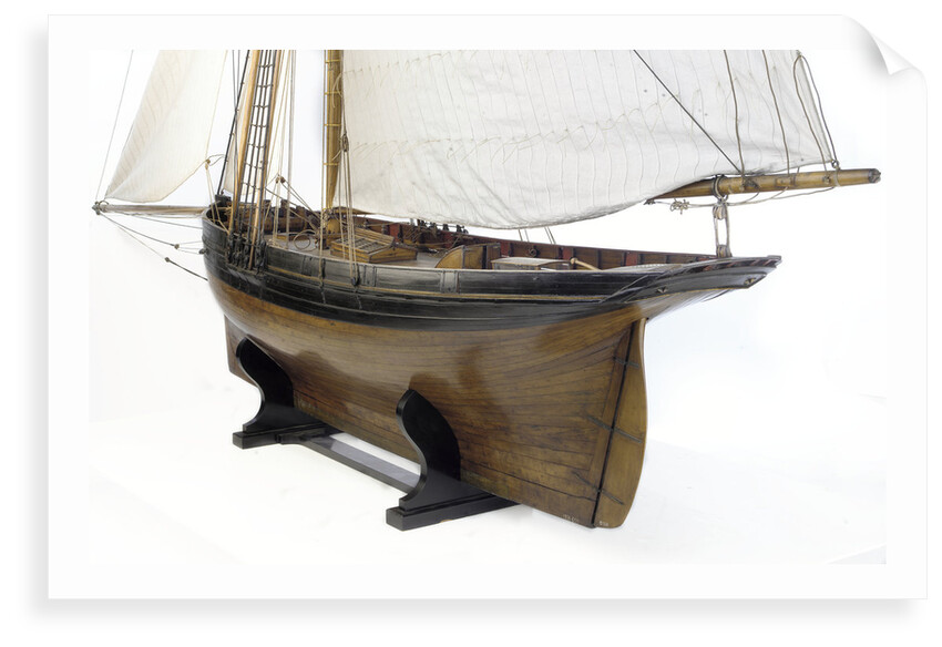 'Alarm', port stern quarter by J.R. Weld