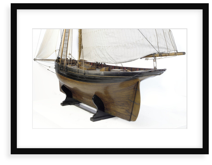 'Alarm', port stern quarter by J.R. Weld