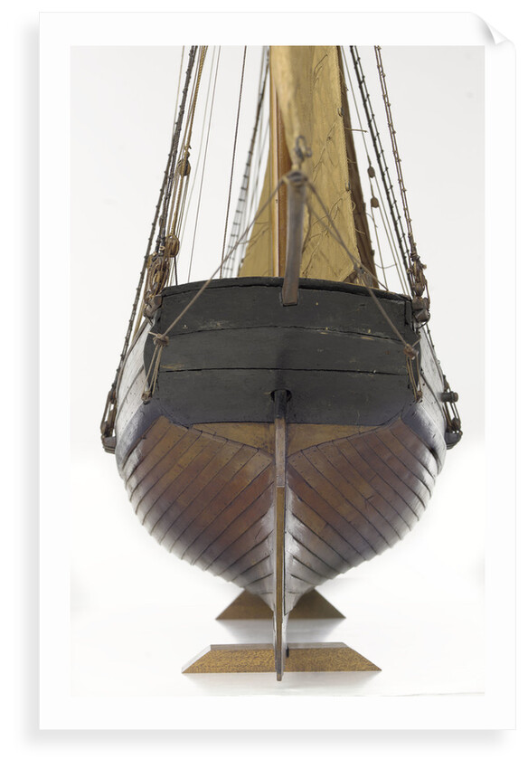 French 8-gun lugger by unknown