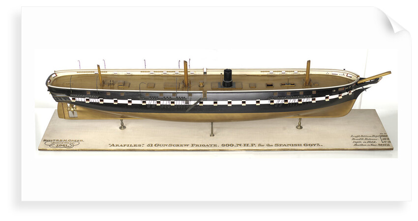 'Arapiles', starboard broadside by unknown