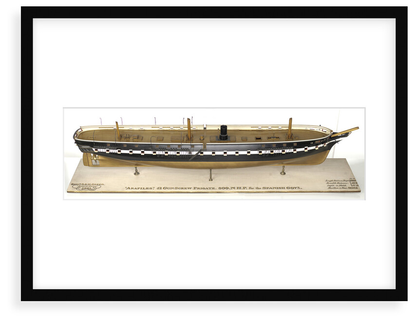 'Arapiles', starboard broadside by unknown