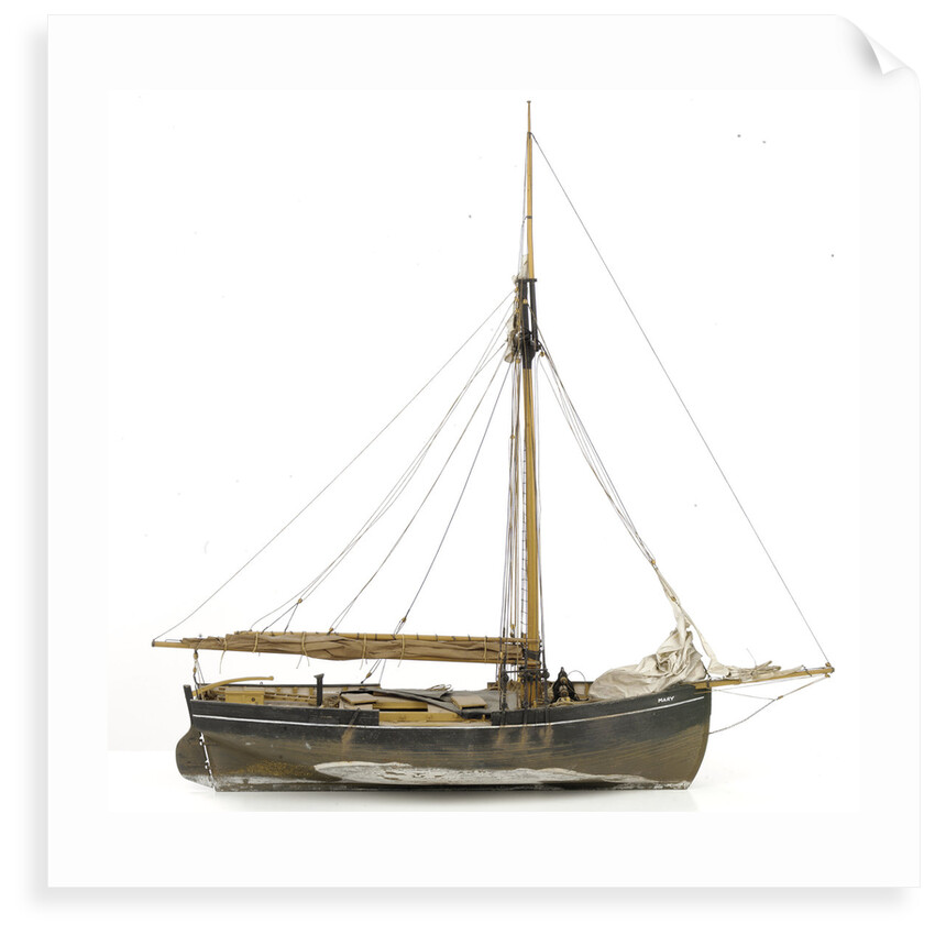 'Mary', starboard broadside by Kenneth Britten