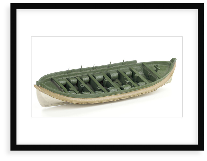 Full hull model, Costain's lifeboat, port by Thomas Costain