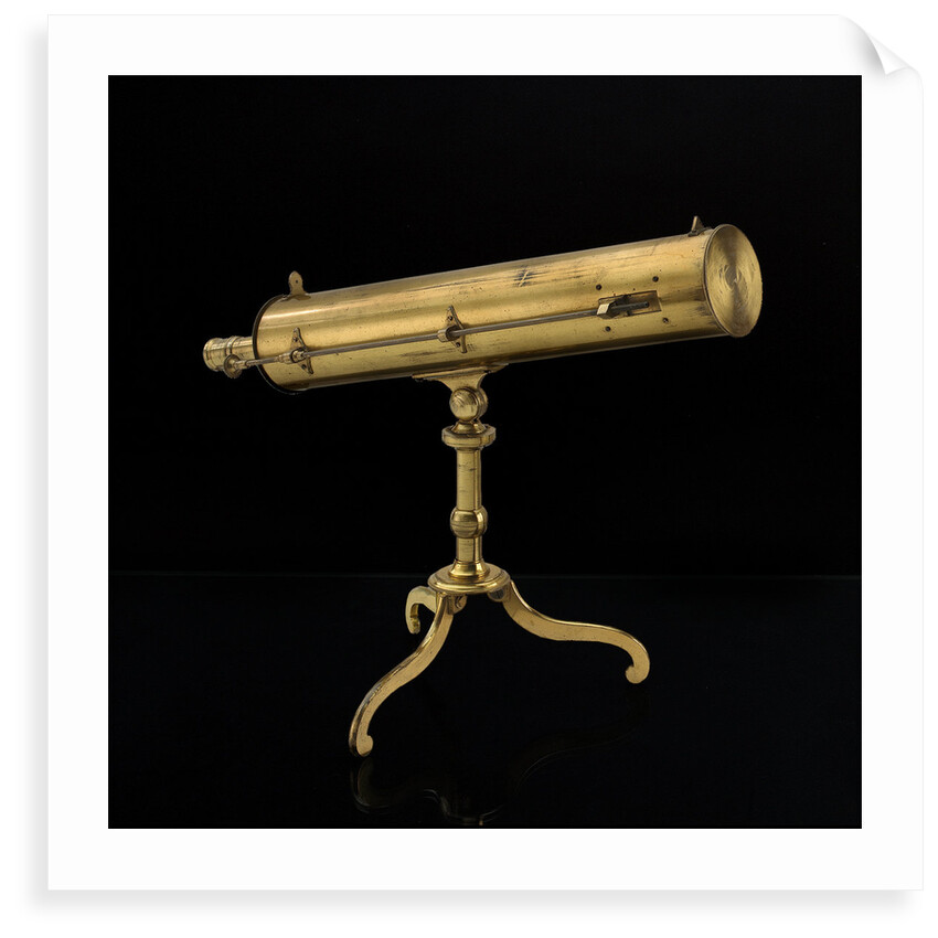 Portable reflector telescope by James Short