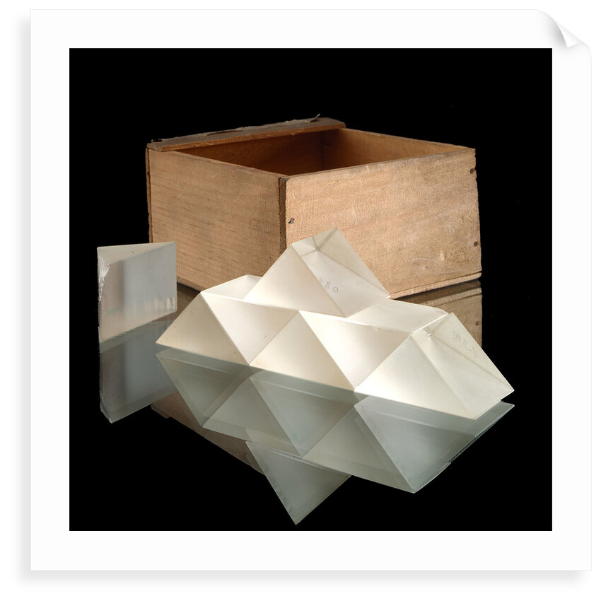 Prisms and box by unknown