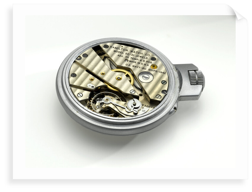 Deck watch, movement by Hamilton Watch Co.