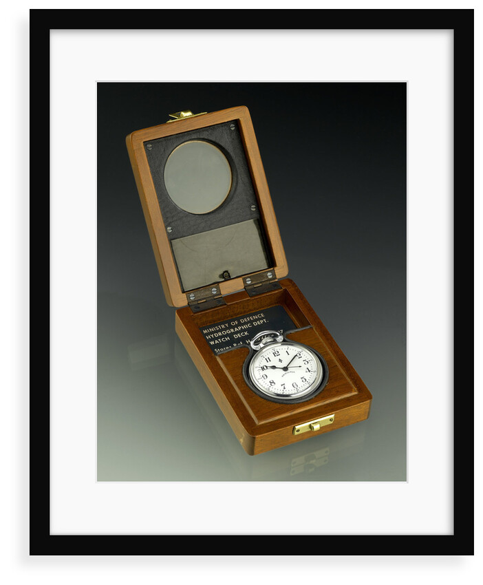 Deck watch in case by Hamilton Watch Co.