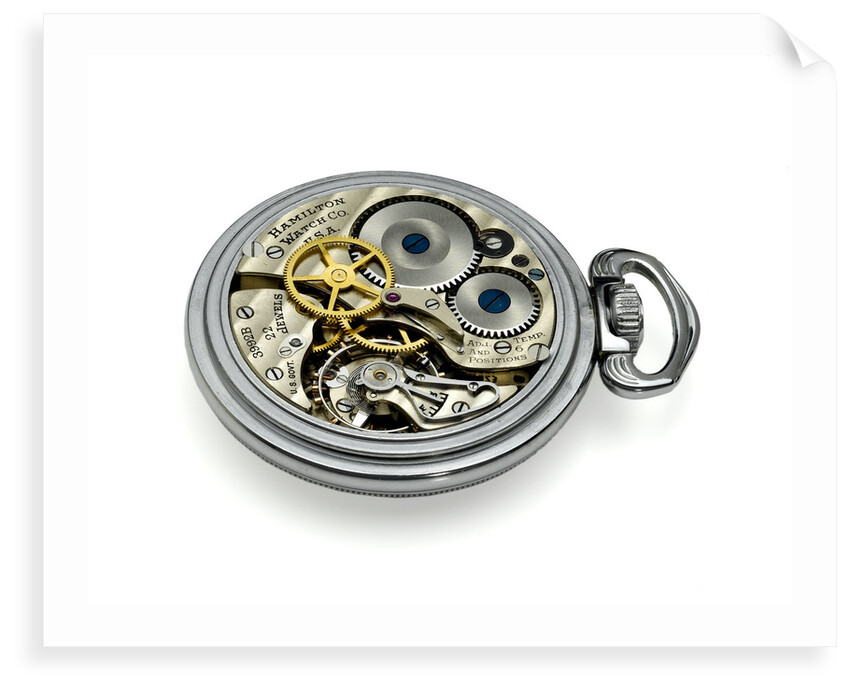 Deck watch, movement by Hamilton Watch Co.