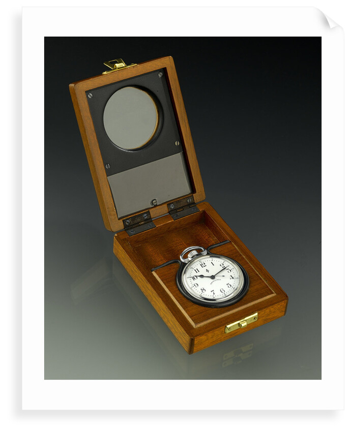 Deck watch in case by Hamilton Watch Co.