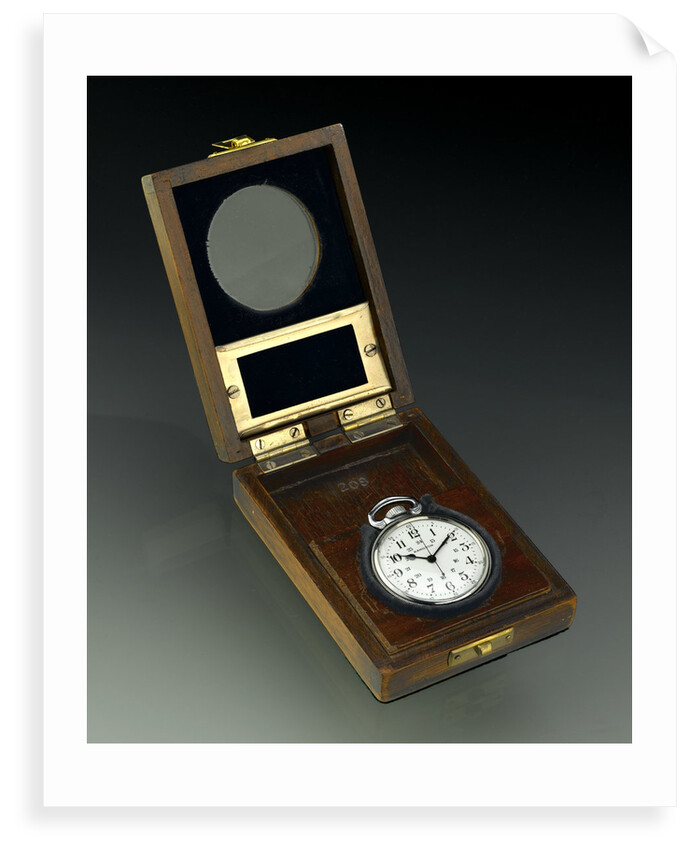 Deck watch in case by Hamilton Watch Co.