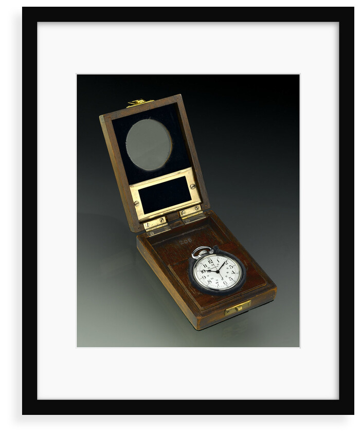 Deck watch in case by Hamilton Watch Co.