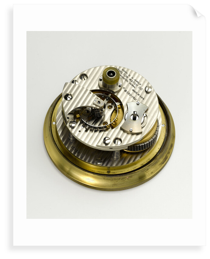 Deck watch, movement by Hamilton Watch Co.