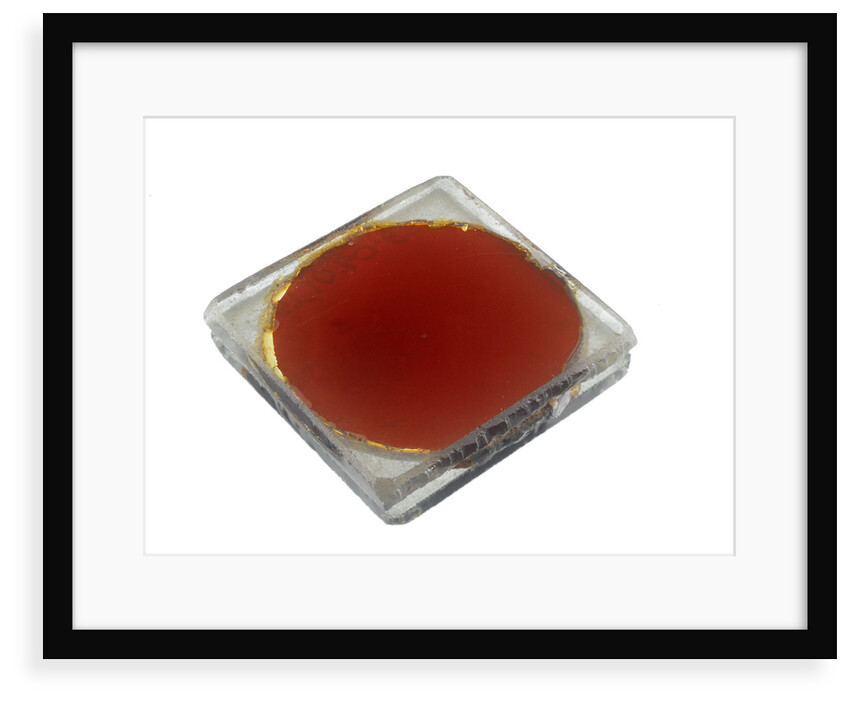 Red glass by unknown