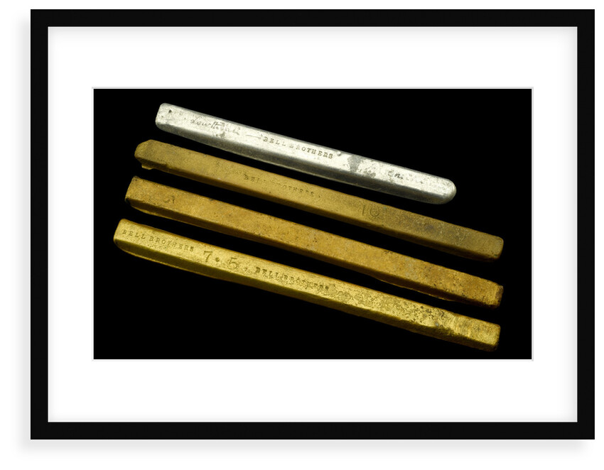 Metal ingots by unknown