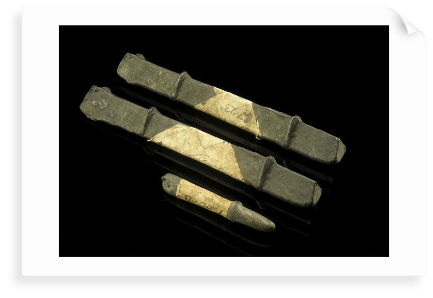 Metal ingots by unknown