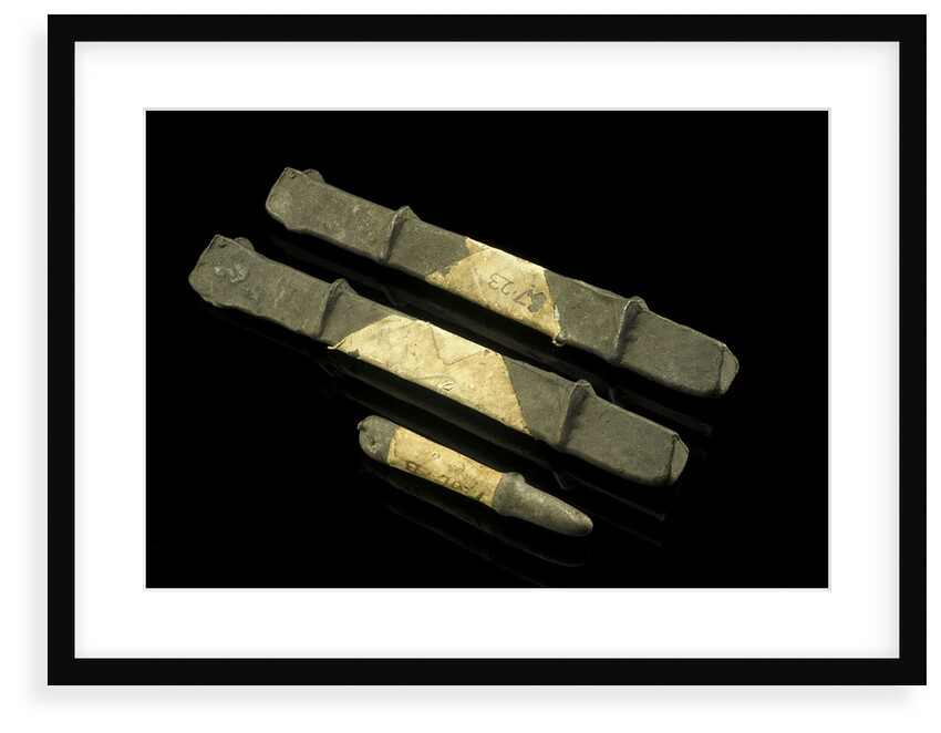 Metal ingots by unknown