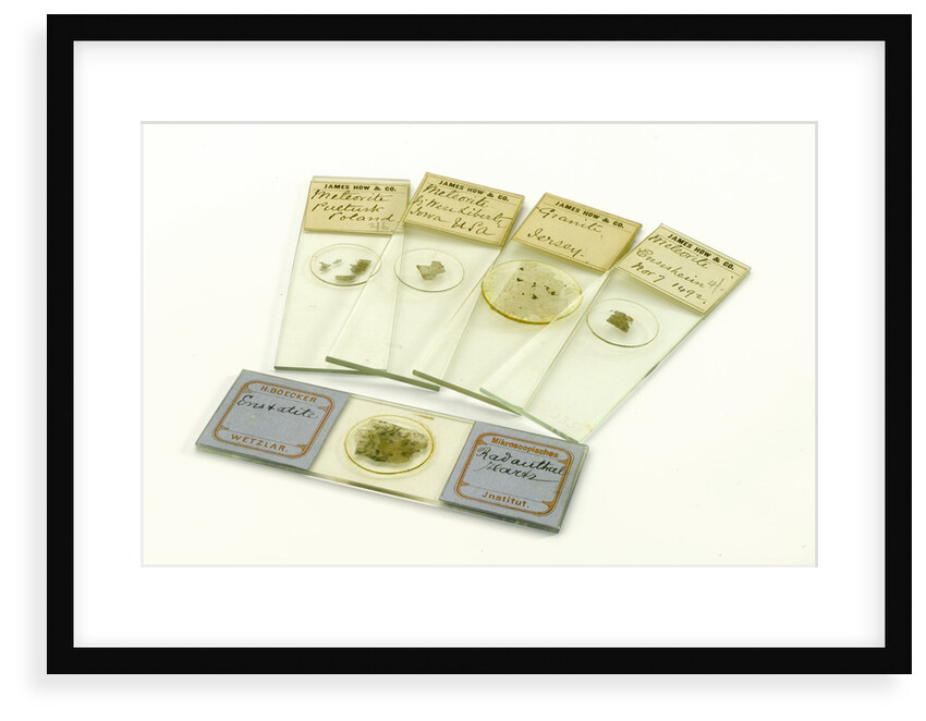 Microscope slides by unknown