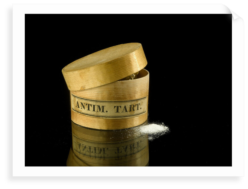 Pill box and antimonium tart by unknown
