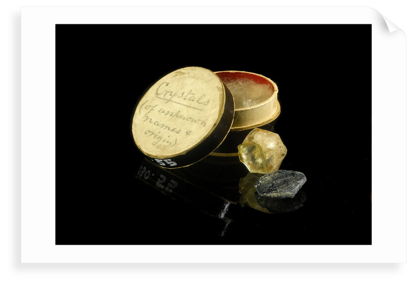 Pill box containing alum by Unknown