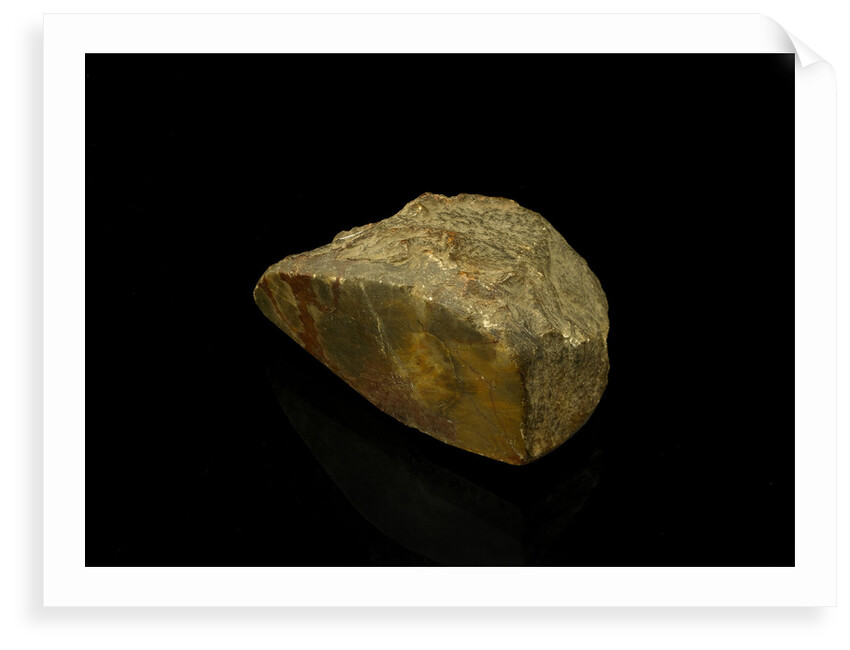 Rock sample with two polished surfaces by unknown