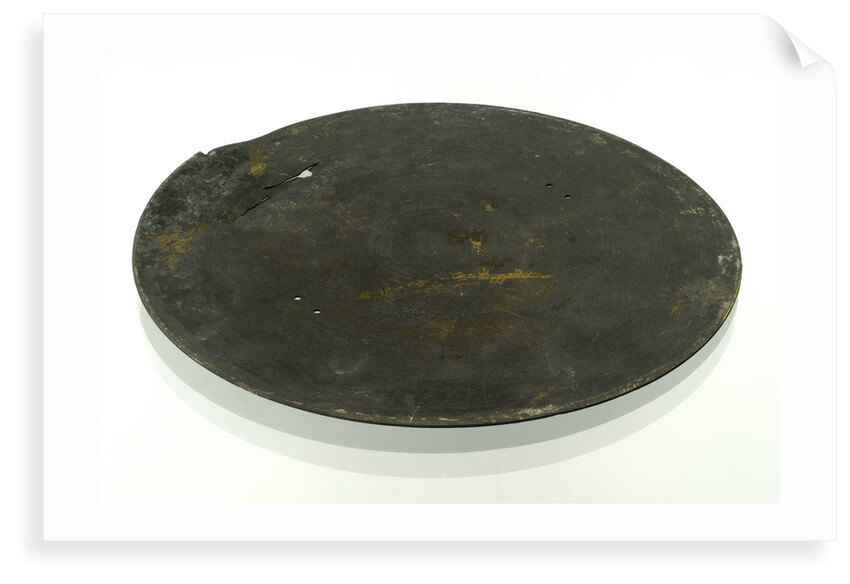 Telescope part, brass disc by Unknown