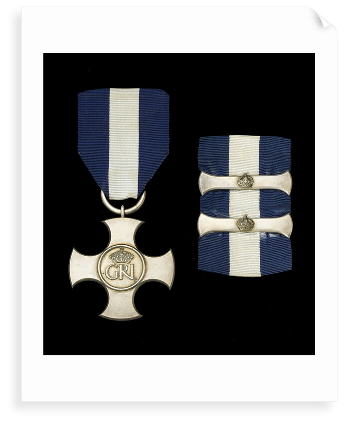 Distinguished Service Cross, with two bars, obverse by Garrard & Co.