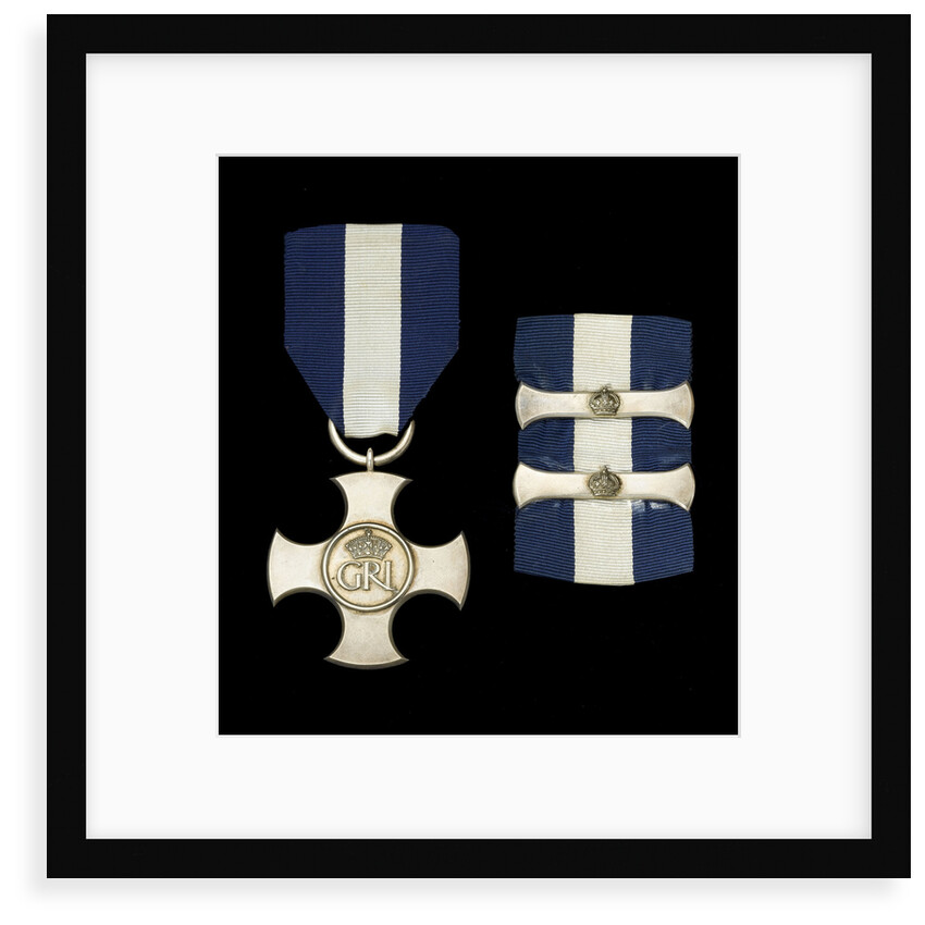 Distinguished Service Cross, with two bars, obverse by Garrard & Co.