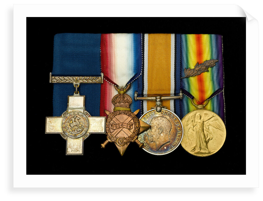 Medals awarded to Alfred William Newman RN (obverse, l to r, MED2034-2037) by Percy Metcalf