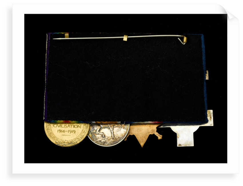 Medals awarded to Alfred William Newman RN (reverse, r to l, MED2034-2037) by Percy Metcalf