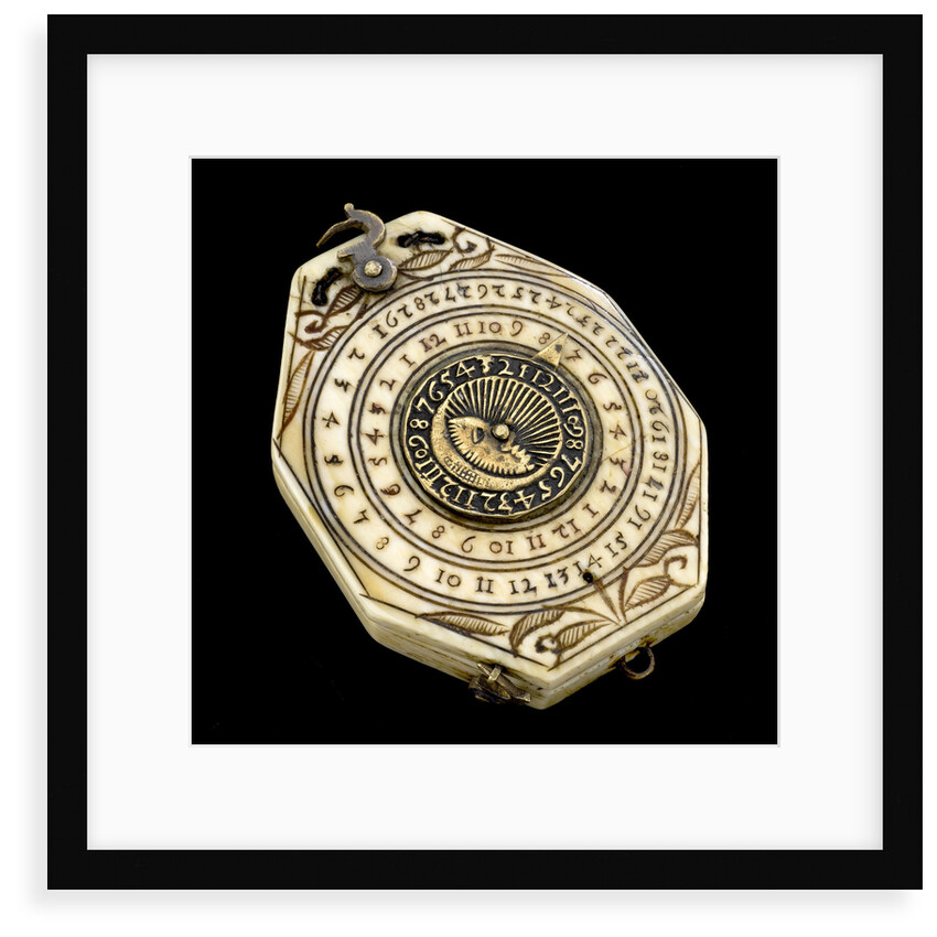 Diptych dial, leaf Ia by Nicolaus Miller