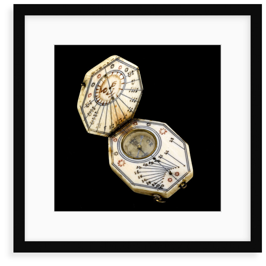 Diptych dial, leaves Ib and IIa by Nicolaus Miller
