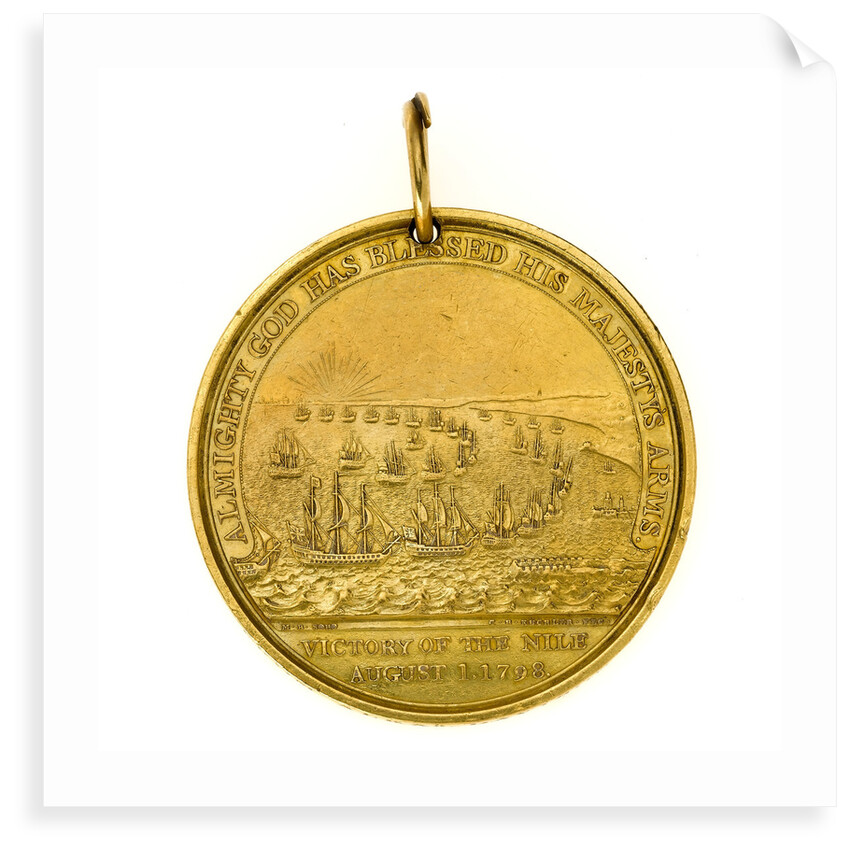 Davison's Nile Medal, reverse by Heinrich Kuchler