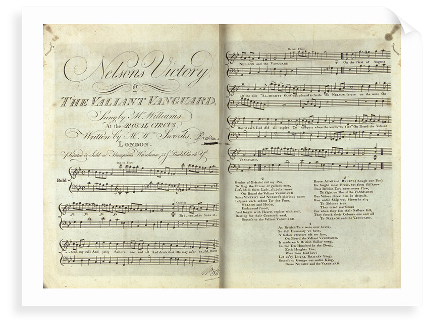 Emma's Songbook, 'Nelson's Victory' by unknown