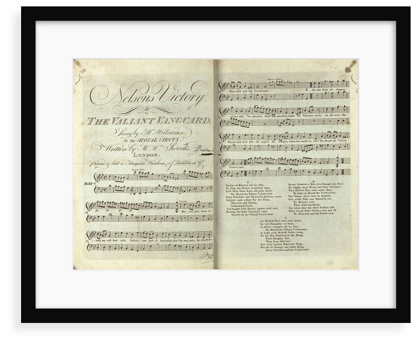Emma's Songbook, 'Nelson's Victory' by unknown