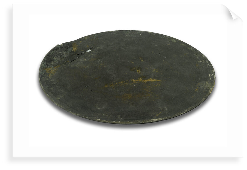 Telescope part, brass disc by unknown