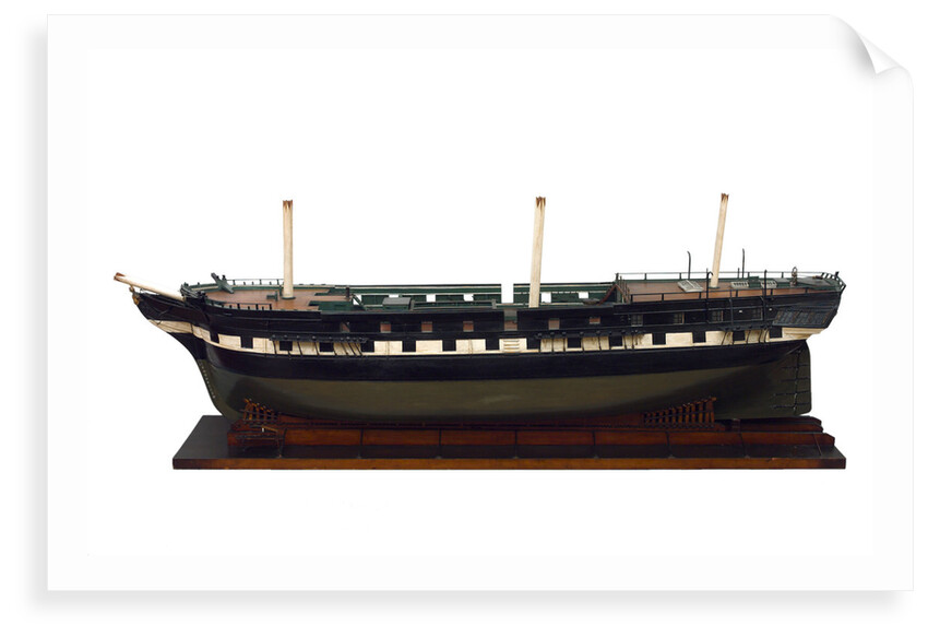 'Owen Glendower', port broadside by unknown