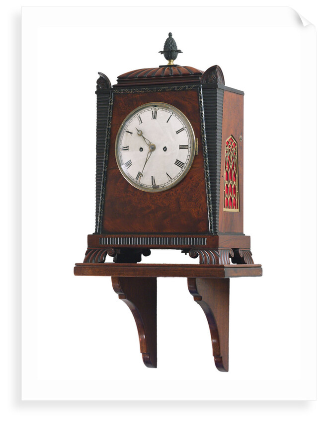Bracket clock by Crick